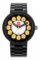 Часы наручные аналоговые LEGO FAN CLUB BLACK/YELLOW ADULT WATCH с календарем (дата) 9007637