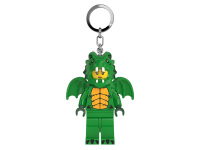 Брелок-фонарик LEGO Девочка в костюме зеленого дракона LGL-KE224H