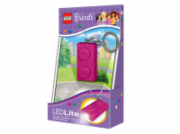 Брелок-фонарик Lego кубик Friends, розовый LGL-KE52F