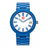 Часы наручные аналоговые LEGO BRICK BLUE ADULT WATCH с календарем (дата) 9007453