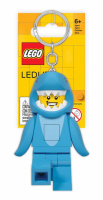 Брелок-фонарик LEGO Iconic Shark Suit Guy (Человек-акула) LGL-KE155