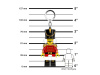 Брелок-фонарик LEGO Щелкунчик LGL-KE214H