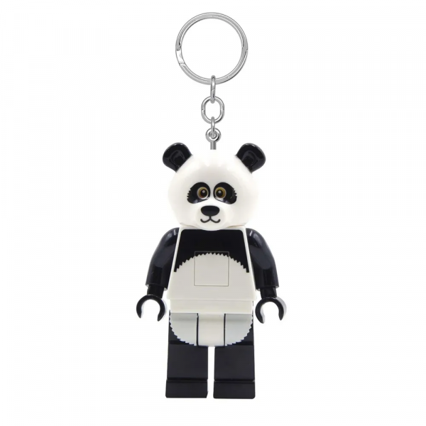 Брелок-фонарик LEGO Minifigures Человек-Панда (Panda Guy) LGL-KE195H