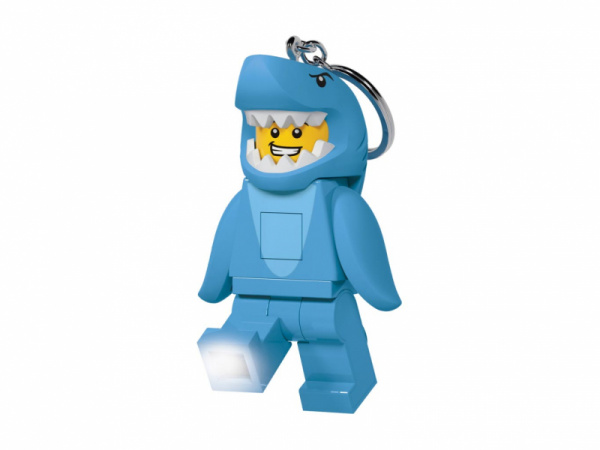 Брелок-фонарик LEGO Iconic Shark Suit Guy (Человек-акула) LGL-KE155