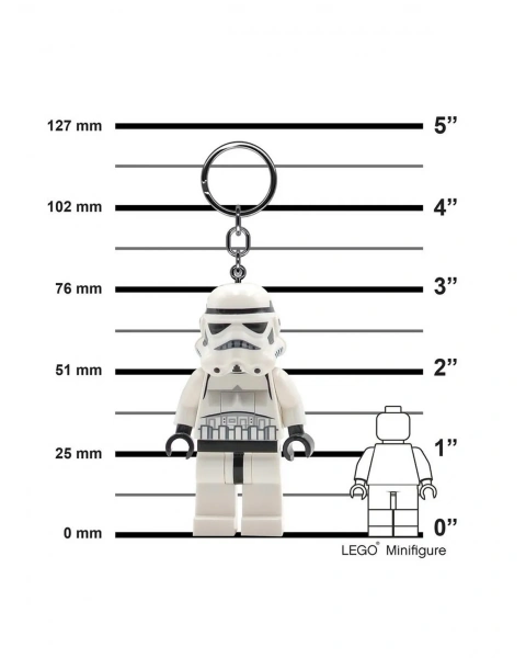 Брелок-фонарик LEGO Star Wars Штормтрупер LGL-KE12H