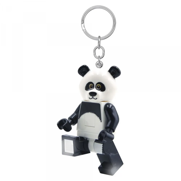 Брелок-фонарик LEGO Minifigures Человек-Панда (Panda Guy) LGL-KE195H