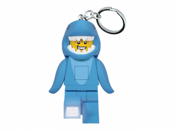Брелок-фонарик LEGO Iconic Shark Suit Guy (Человек-акула) LGL-KE155