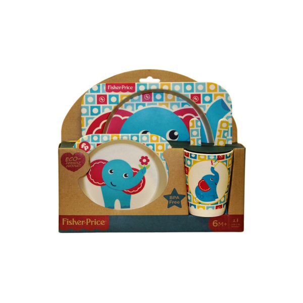 Набор посуды Fisher Price слонёнок 400114